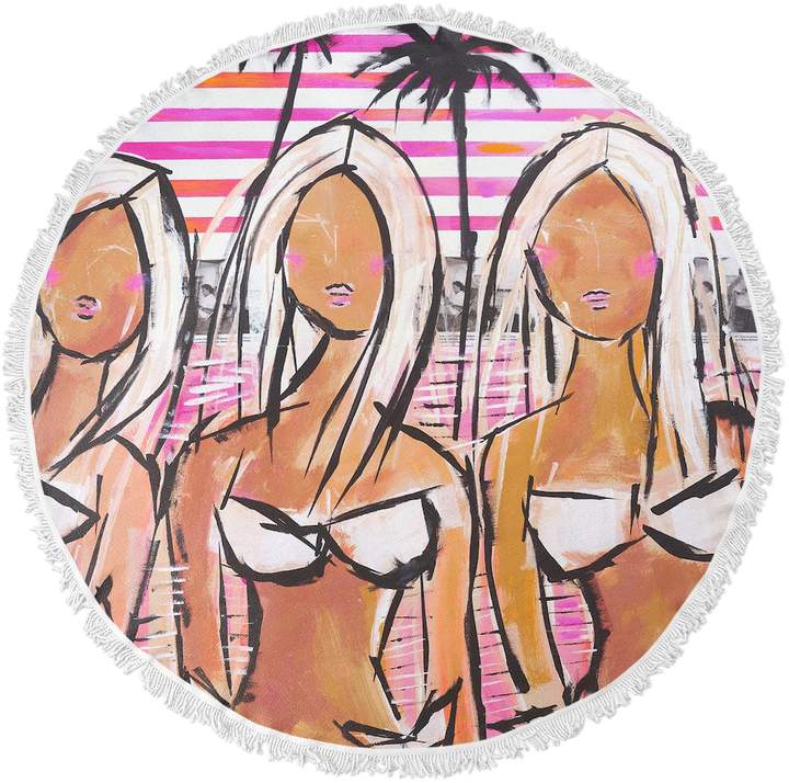 Kavka Designs California Blondes Beach Towel by Robin Hiers