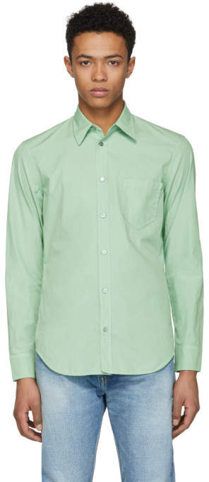 Green Poplin Shirt