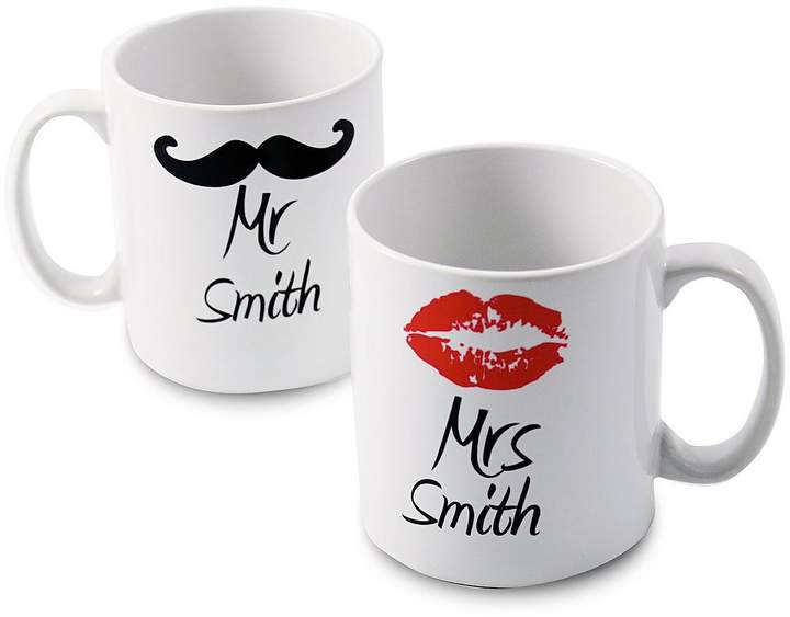 Personalised Mr And Mrs Mugs