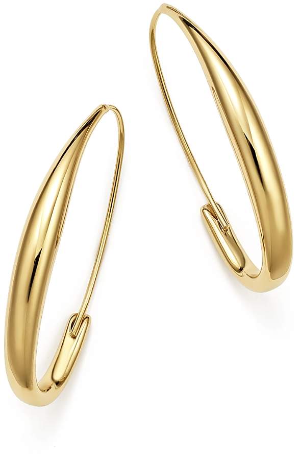 Endless Oval Hoop Earrings in 14K Yellow Gold - 100% Exclusive