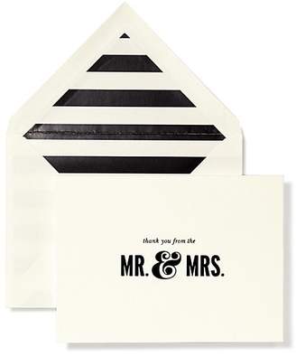 Kate Spade New York Thanks from the Mr. & Mrs. Card Set
