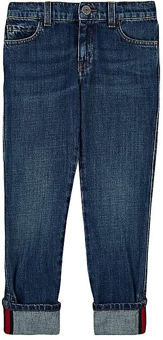 Kids' Web-Stripe-Detailed Jeans