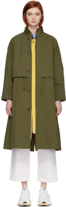 Green Raglan Coat