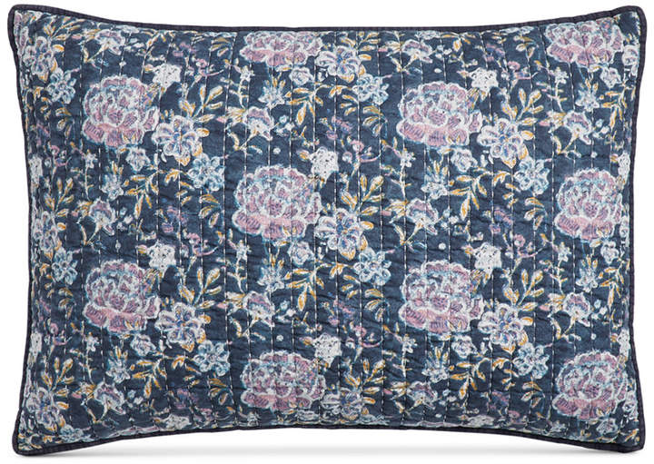 Martha Stewart Collection Iridescent Peony Quilted Standard Sham, Created for Macy's