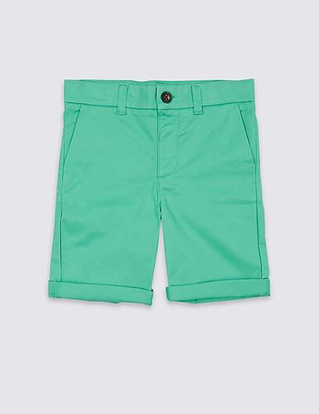 Cotton Chino Shorts with Stretch (3 Months – 7 Years)