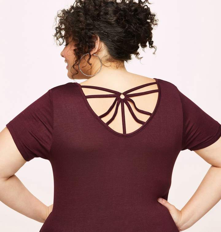 Loralette Cage Ring Back Tee