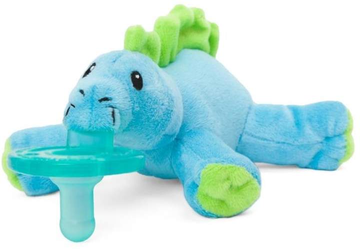 WubbaNub Blue Dino Infant Pacifier