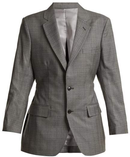 Single-breasted Prince of Wales blazer