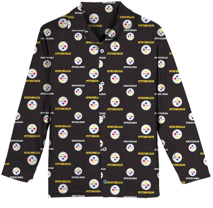 Boys 6-14 Pittsburgh Steelers Team Logo Pajama Set