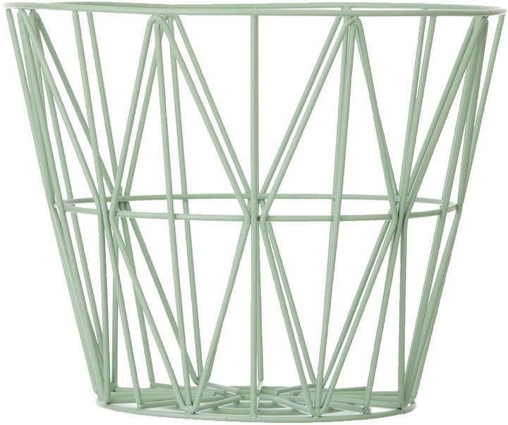 ferm living - Wire Basket Medium, Mint