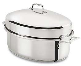 Stainless Steel Covered Oval Roaster