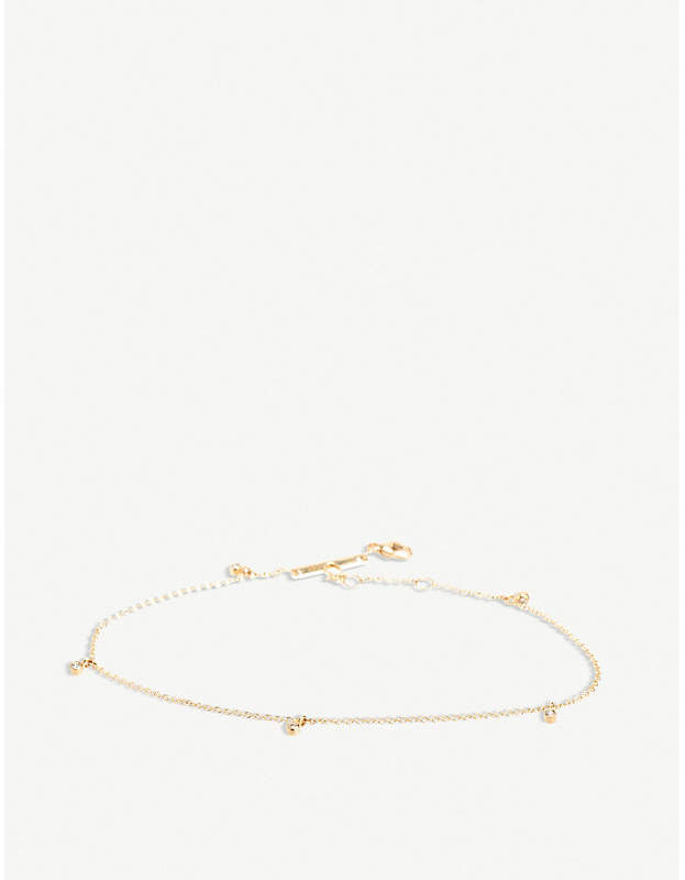 The Alkemistry Zoë Chicco 14ct yellow-gold and diamond anklet