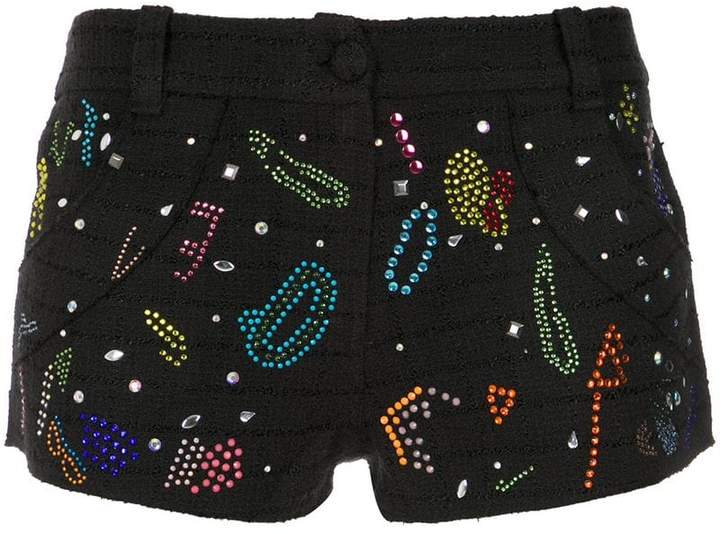 Andrea Bogosian embellished shorts
