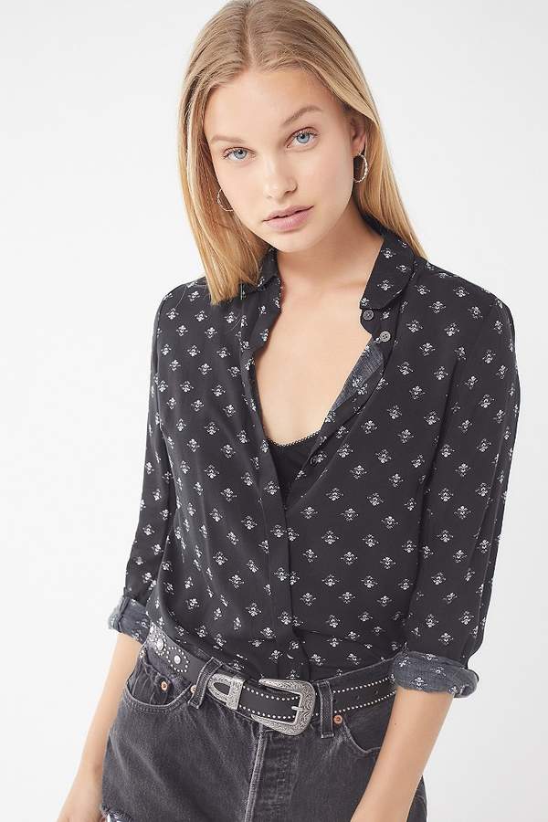 Finley Printed Button-Down Shirt
