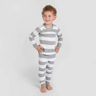 Burt's Bees Baby® Toddler Rugby Stripe Organic Cotton Pajama Set - Gray