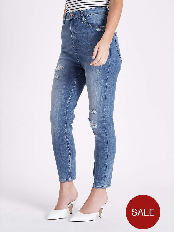 RI Petite Harper Jeans- Mid Wash