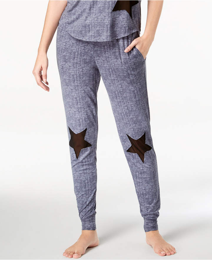 Ande Luxe Mesh-Star Jogger Pajama Pants