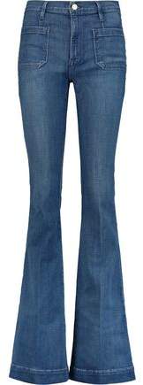 Le Bardot Mid-Rise Flared Jeans