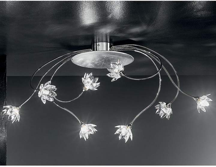 Hans Kögl EEK A, Deckenleuchte Fiorella Silber