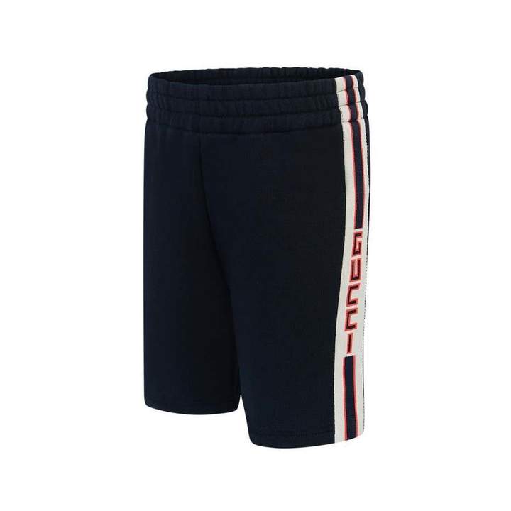 GUCCIBaby Boys Navy Branded Trim Shorts