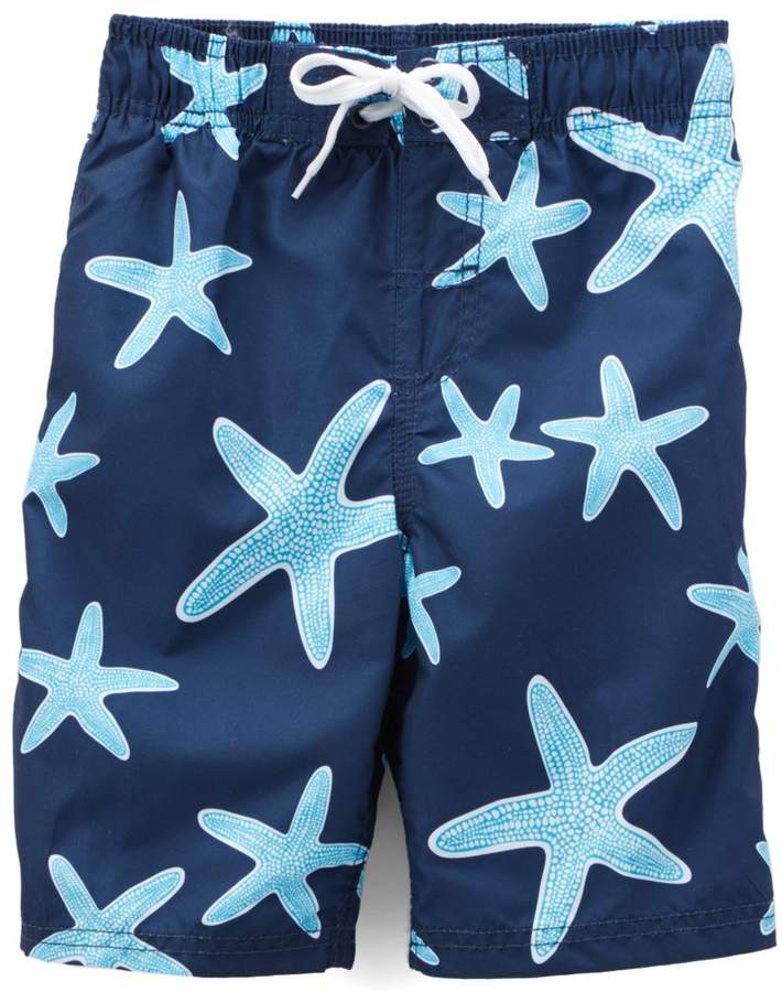 Navy Starfish Boardshorts - Toddler & Boys