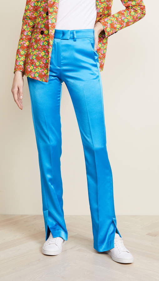 Silk Pants with Slits