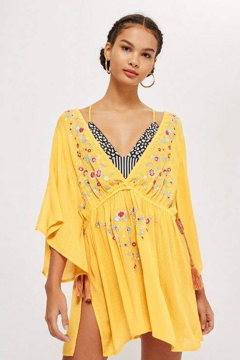 Buy Embroidered kaftan dress!