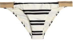 Vix Paulahermanny Classic Jute Striped Low-Rise Bikini Briefs
