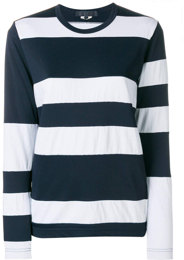 striped style sweatshirt