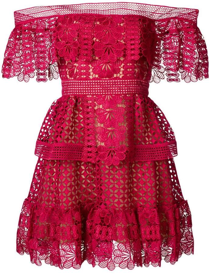 Schulterfreies Kleid