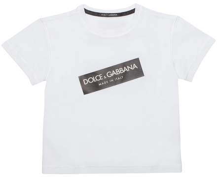 Dolce and Gabbana Kids Dolce And Gabbana Kids Tape Logo T