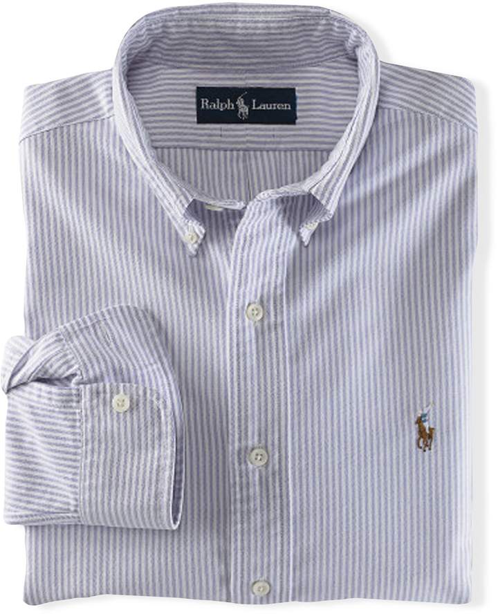 Striped Cotton Oxford Shirt