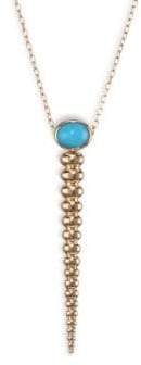 Nikos Koulis Spectrum Turquoise Pendant Necklace