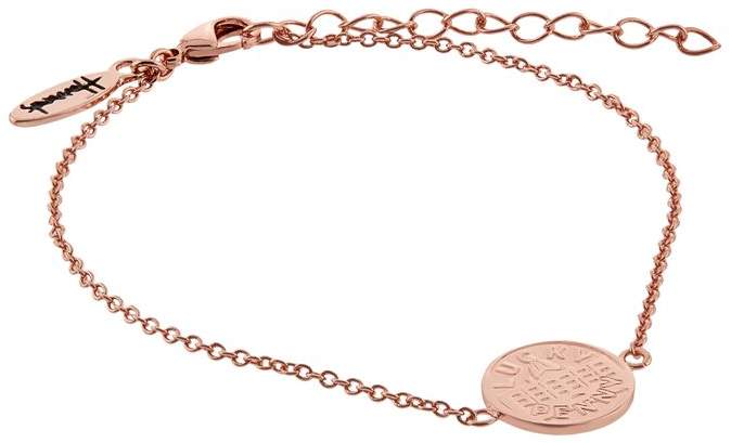 Rose Gold Plated Lucky Penny Bracelet