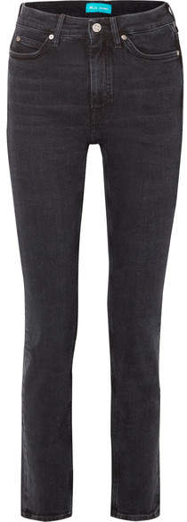 Daily High-rise Straight-leg Jeans - Black