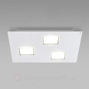 Quarter - LED-Deckenleuchte in Weiß mit 3 LEDs