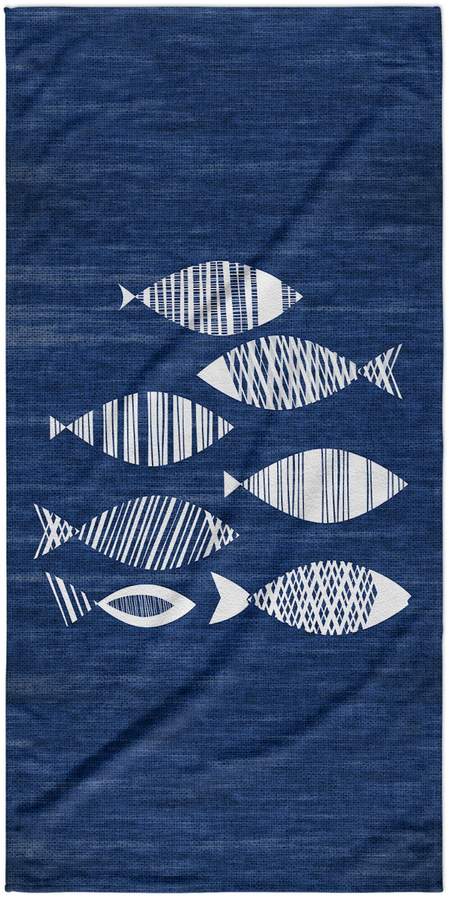 Kavka Designs Fish Beach Towel