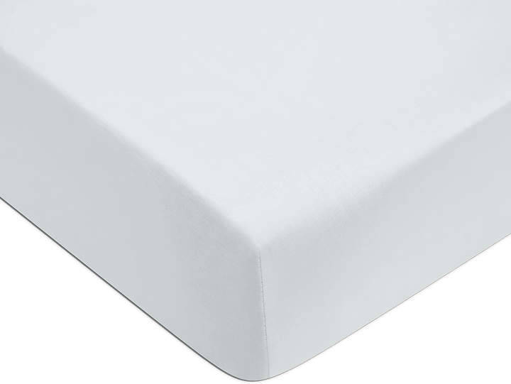Buy 100% Cotton Sateen Fitted Sheet - Grey - Super King!