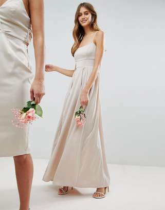 asos champagne bridesmaid dresses