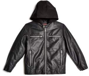GUESS Boy's Factory Martin Hooded Jacket (7-16)