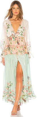 Rococo Sand Ruched Long Dress