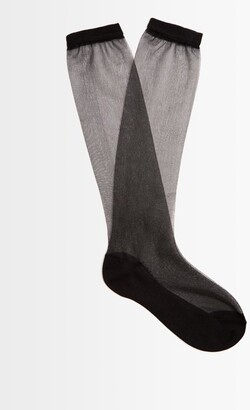 Raey Sheer Socks - Womens - Black Raey Sheer Socks - Womens - Black
