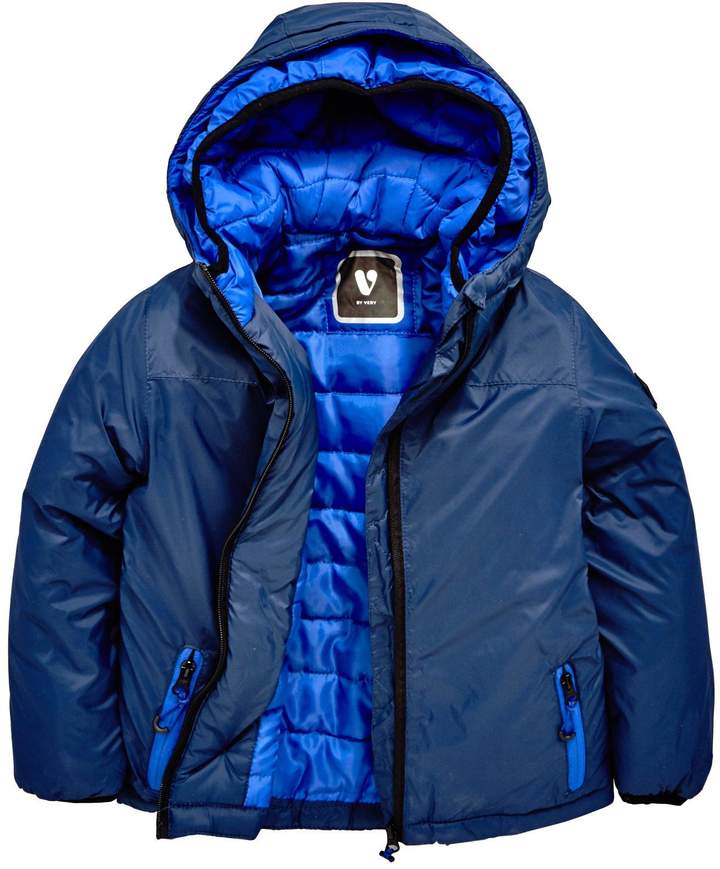Double Hood Padded Coat