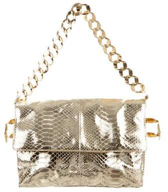 Michael Kors Embossed Leather Bag - GOLD - STYLE