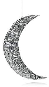 Silver Glitter Wire Moon Wall Ornament - 100% Exclusive