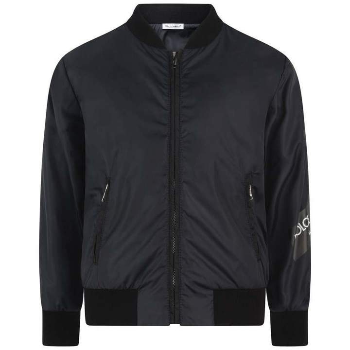 Dolce & GabbanaBoys Navy Zip Up Jacket