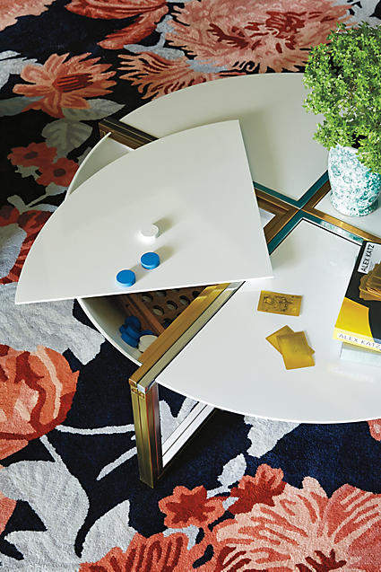 Tracey Boyd Lacquered Cache Coffee Table