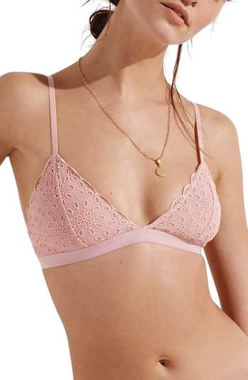 J. CREW Eyelet Lace Bralette