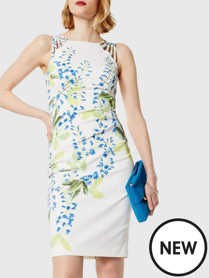 Wisteria Print Dress