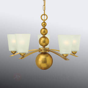 Kronleuchter Zelda in Altmessing